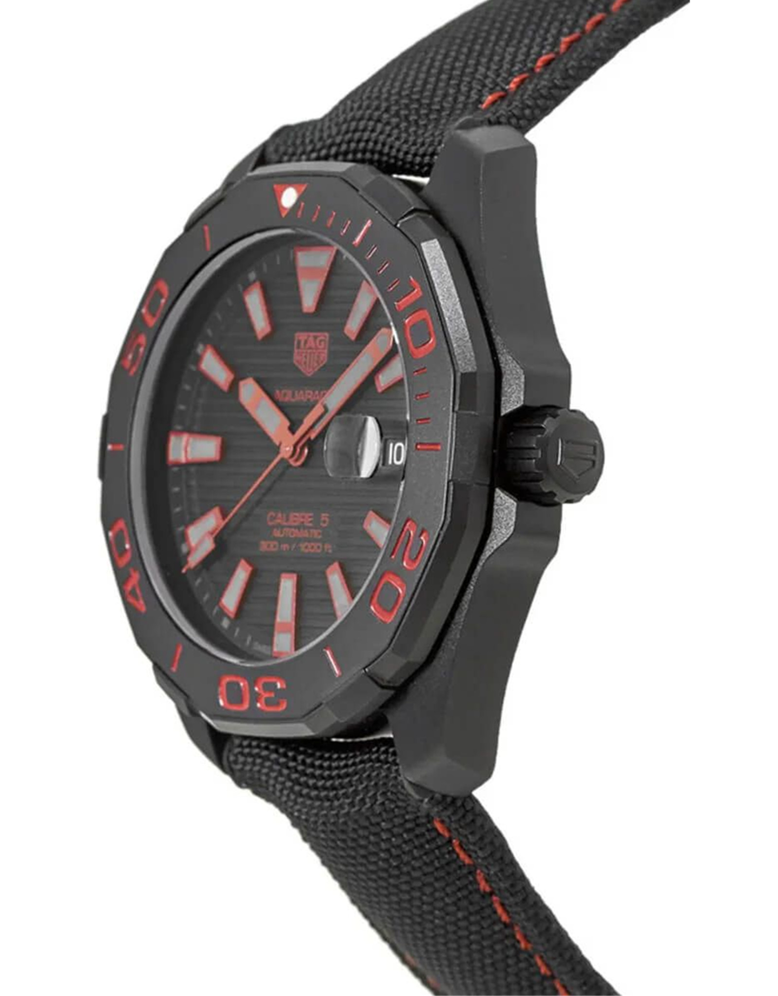Replica Tag Heuer Aquaracer Kaliber 5 Automatisch schwarzes Zifferblatt Herren Replica Uhrenen Way208a.fc6381 43mm-1