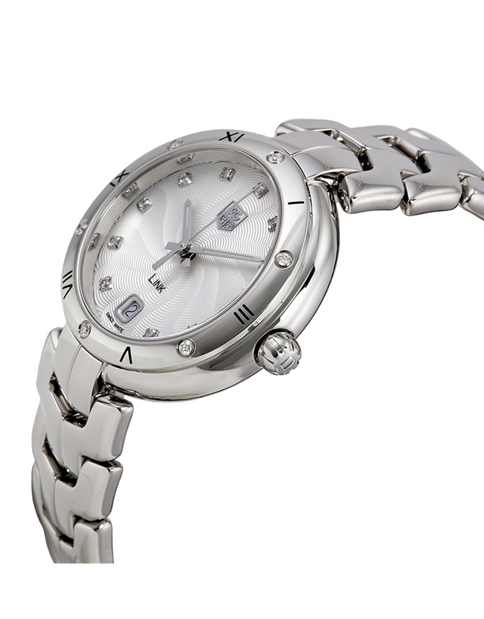 Replica Tag Heuer Link Silbernes Zifferblatt Ladies Wat1312.ba0956 34,5mm-1