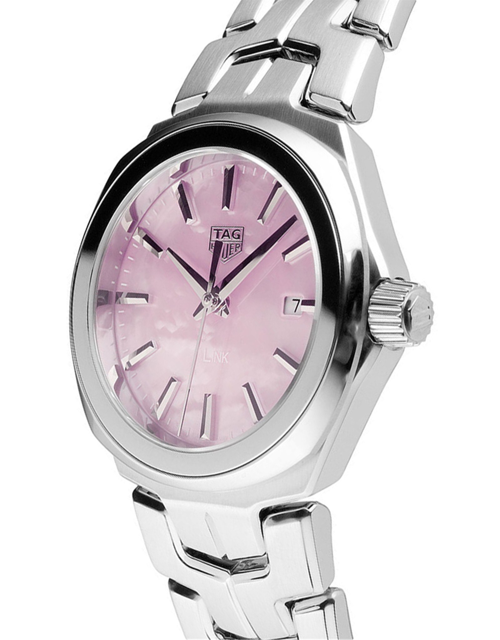 Replica Tag Heuer Link Rosa Zifferblatt Women's Replica Uhren WBC1317.ba0600 32mm-1