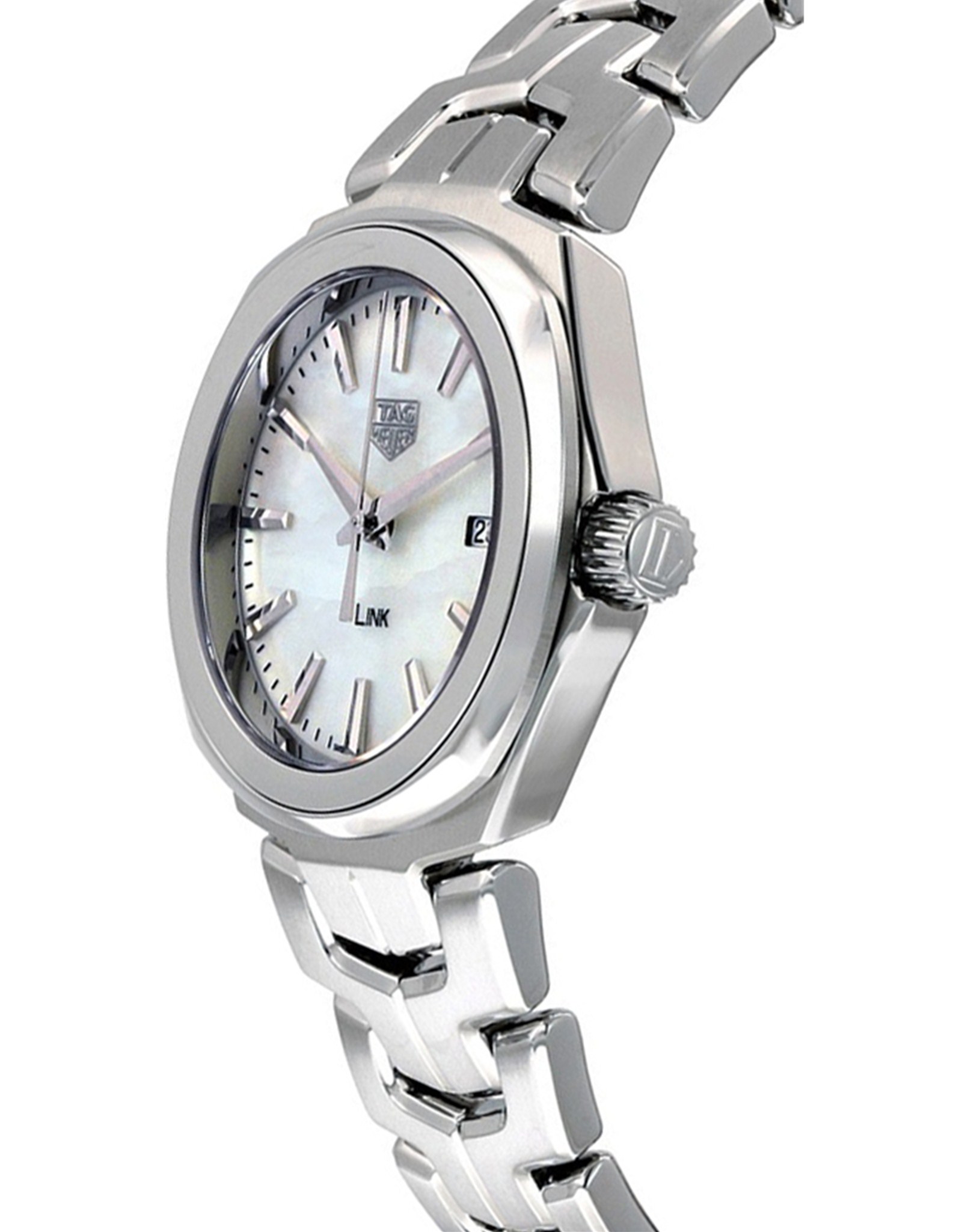 Replica Tag Heuer Link Mutter Perle weiße Dial Replica Uhren WBC1310.ba0600 32mm-1