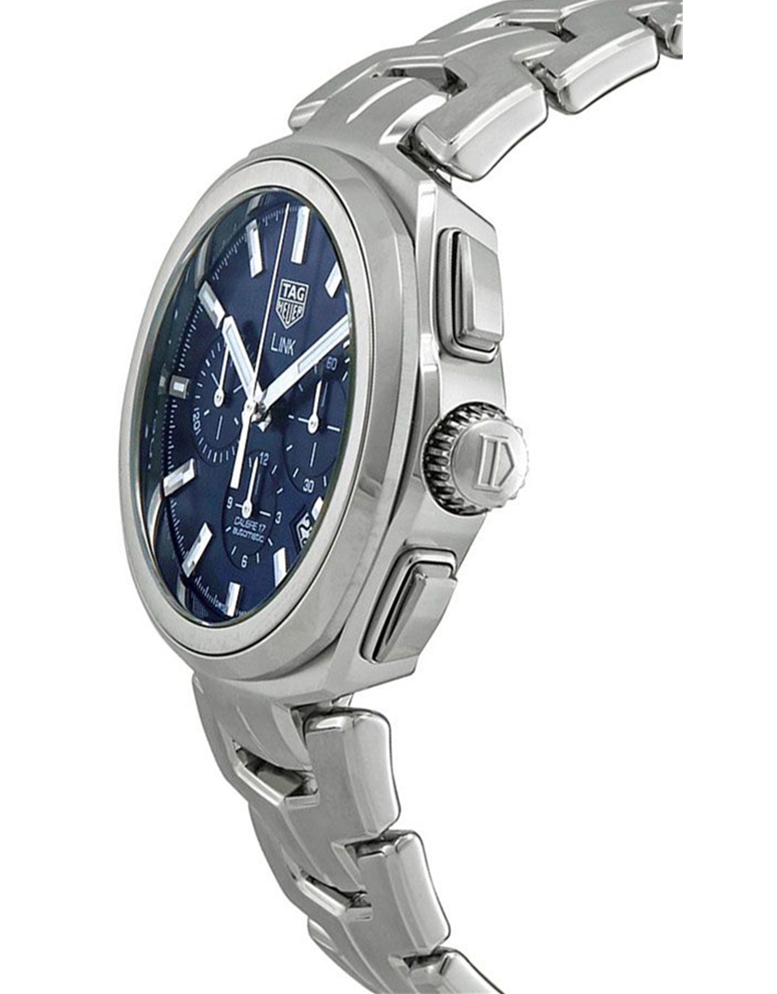 Replica Tag Heuer Link Blaues Zifferblatt Chronograph Herren Replica Uhren CBC2112.ba0603 41mm-1