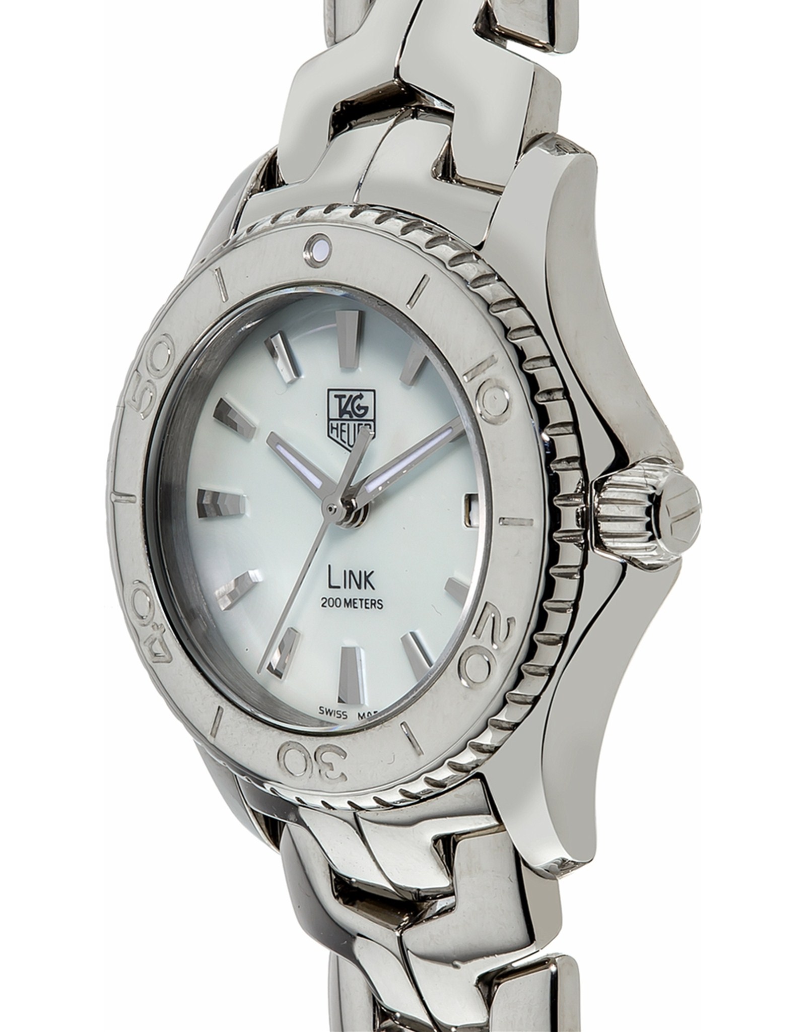 Replica Tag Heuer Link Mutter Perle weißes Zifferblatt WJ1313.ba0572 27mm-1