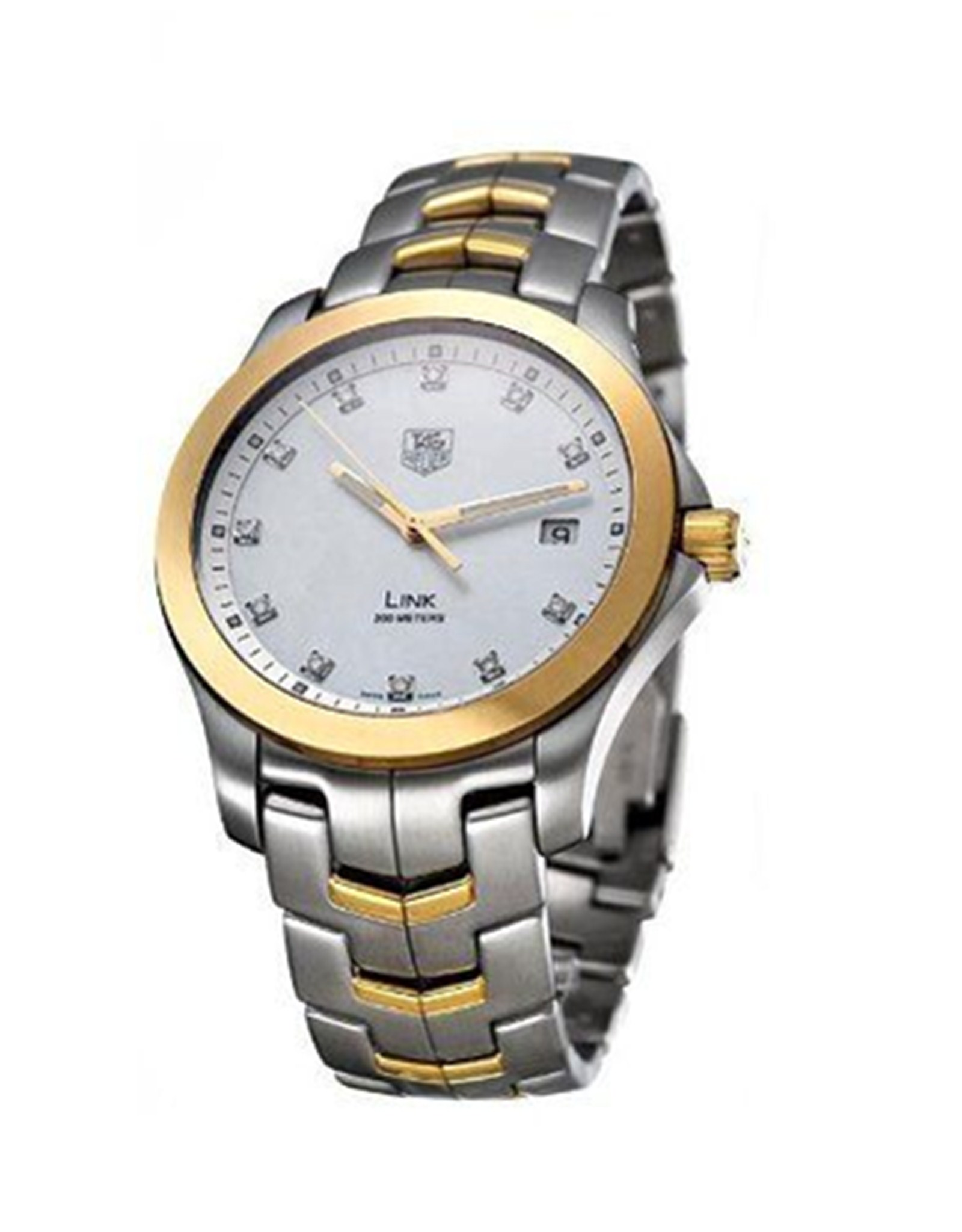 Replica Tag Heuer Link Mutter Perle weiße Zifferblatt Diamanten WJF1153.BB0579 39mm-1